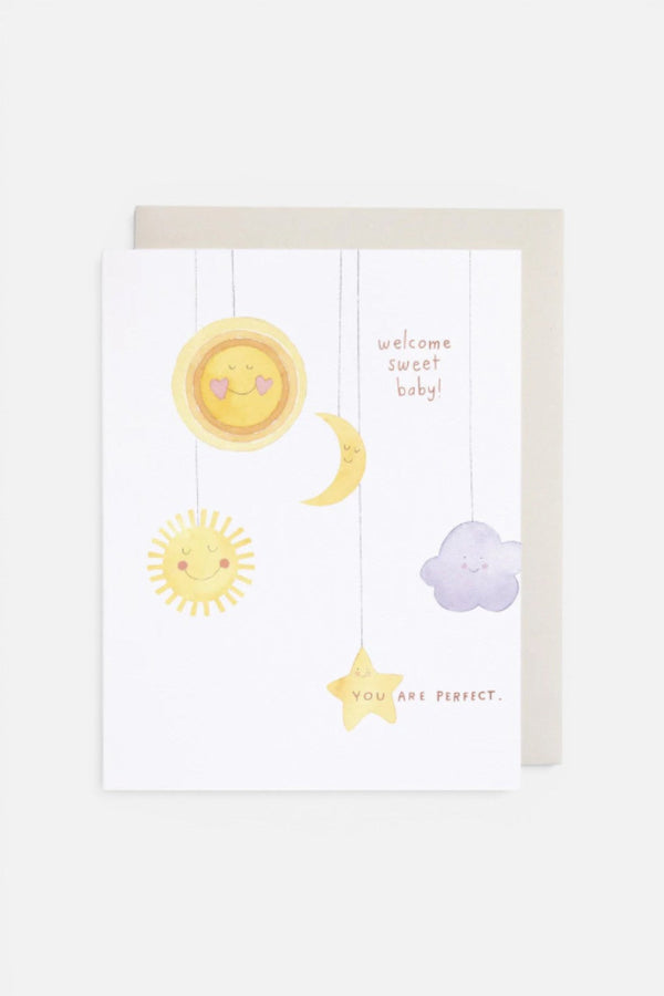E. Frances Baby Mobile Greeting Card