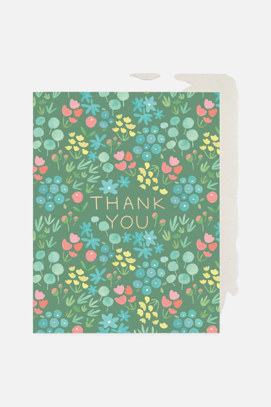 E. Frances Sage Meadow Thank You Greeting Card – front view