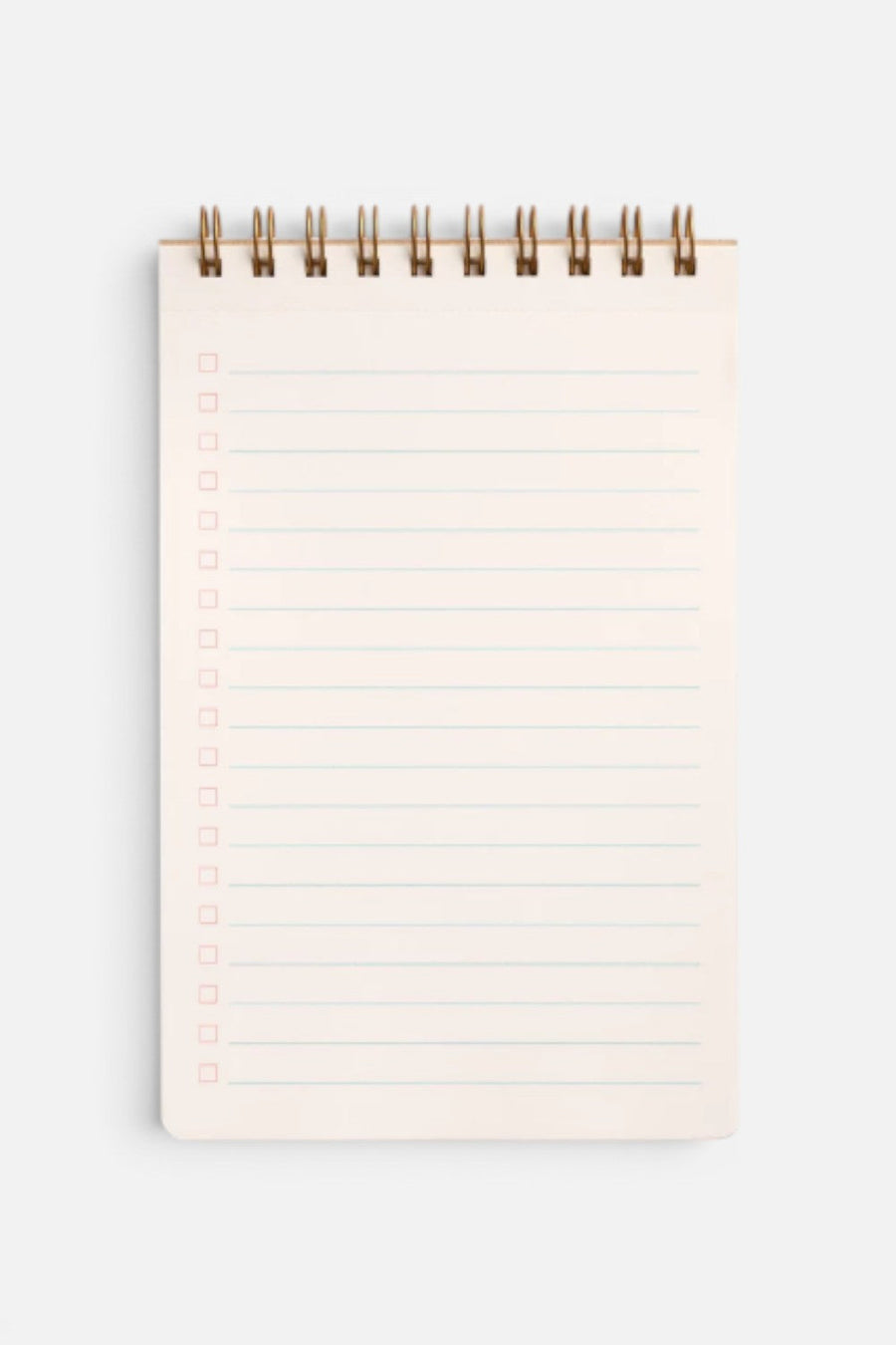 E. Frances Tomato Green Gingham Task Note Pad – back view