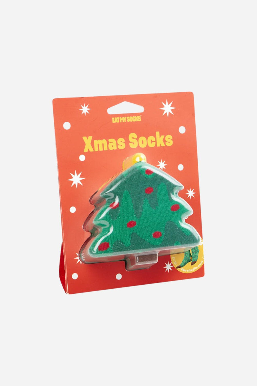 Eat My Sock Christmas Tree Socks – front view