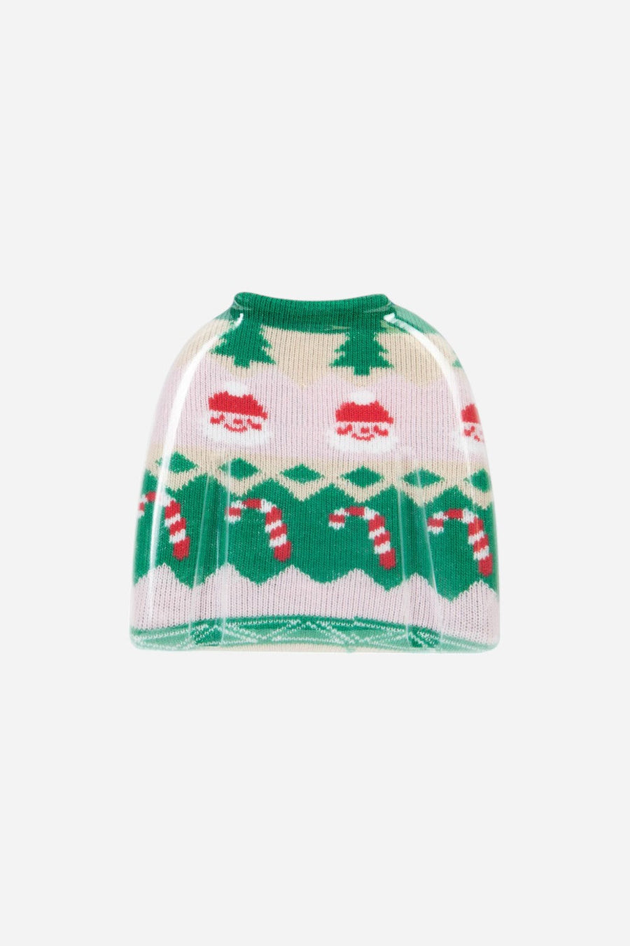 Eat My Socks Christmas Sweater Socks – back view