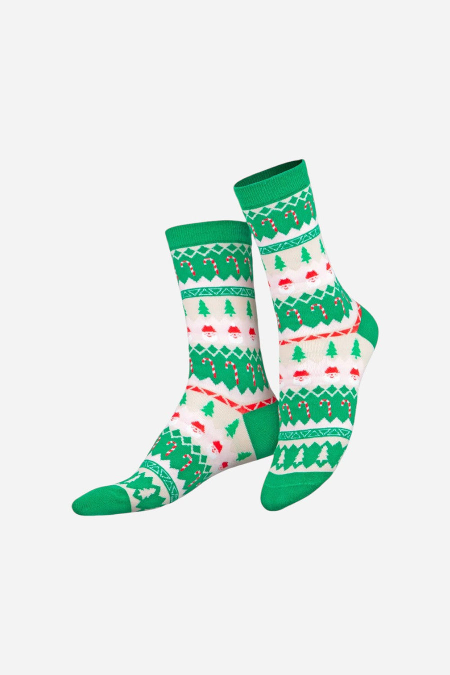 Eat My Socks Christmas Sweater Socks – side view