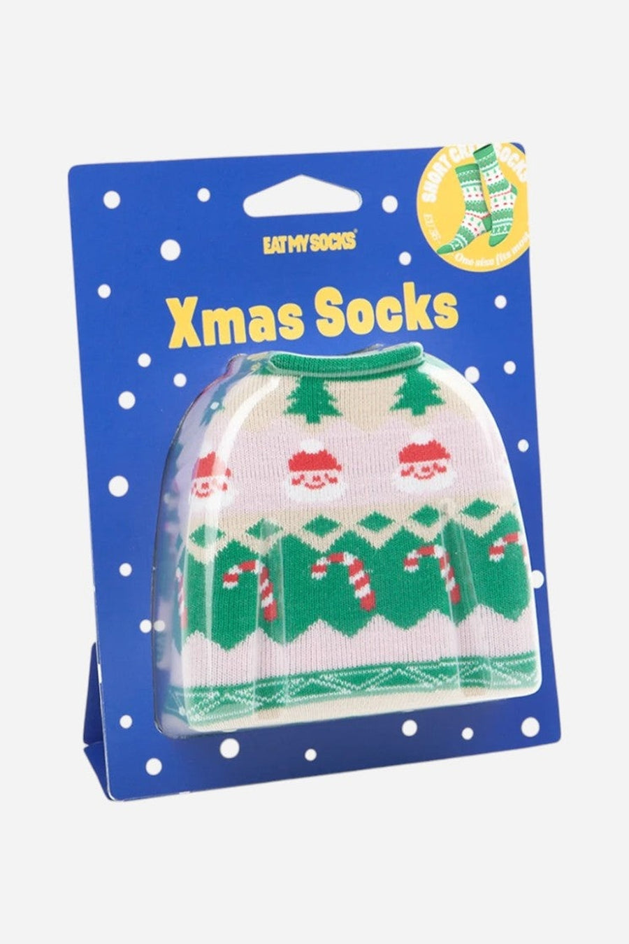 Eat My Socks Christmas Sweater Socks – packaging