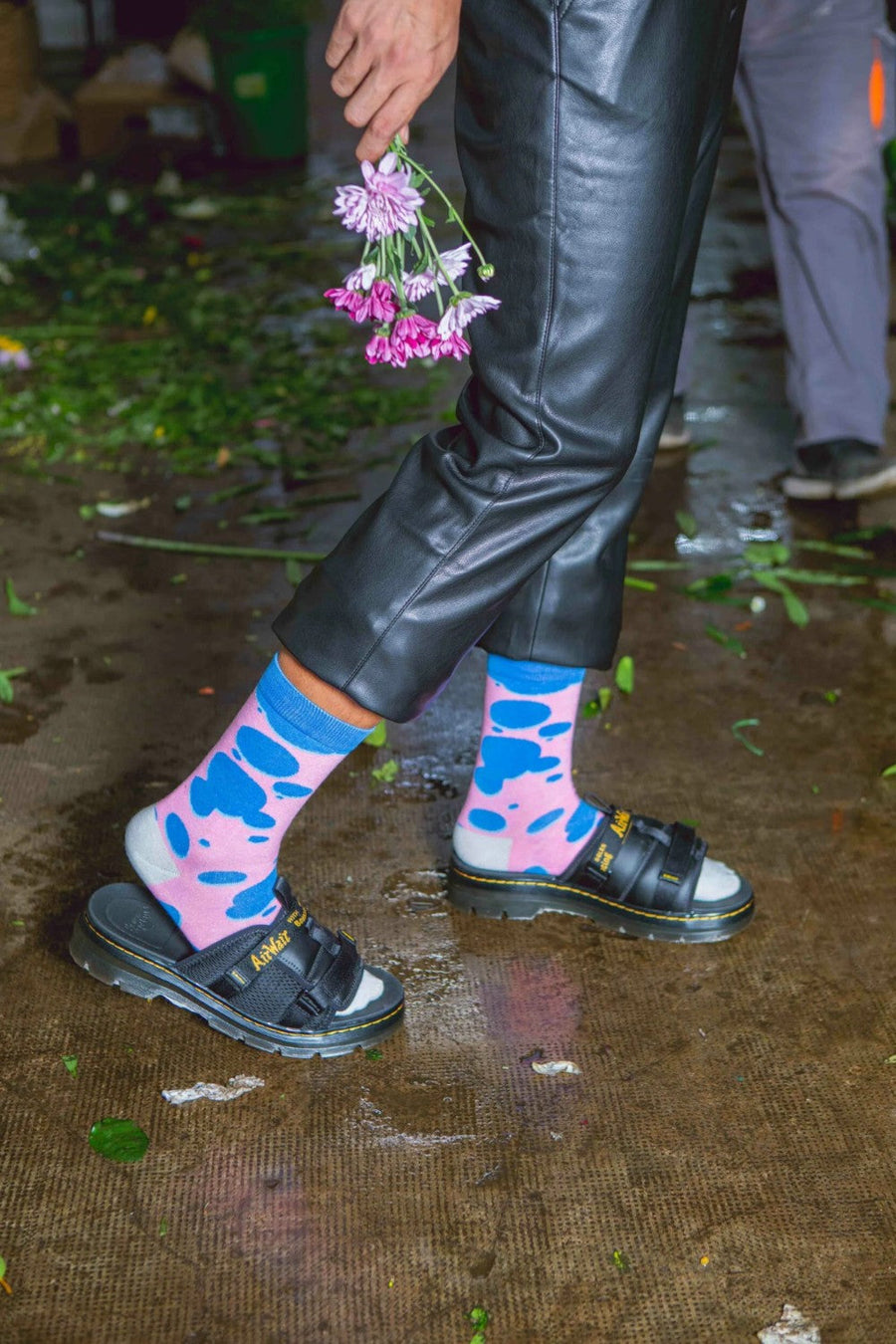 Eat My Socks Lava Lamp Socks – side view