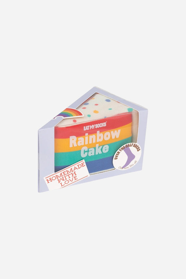 Eat My Socks Rainbow Cake Socks