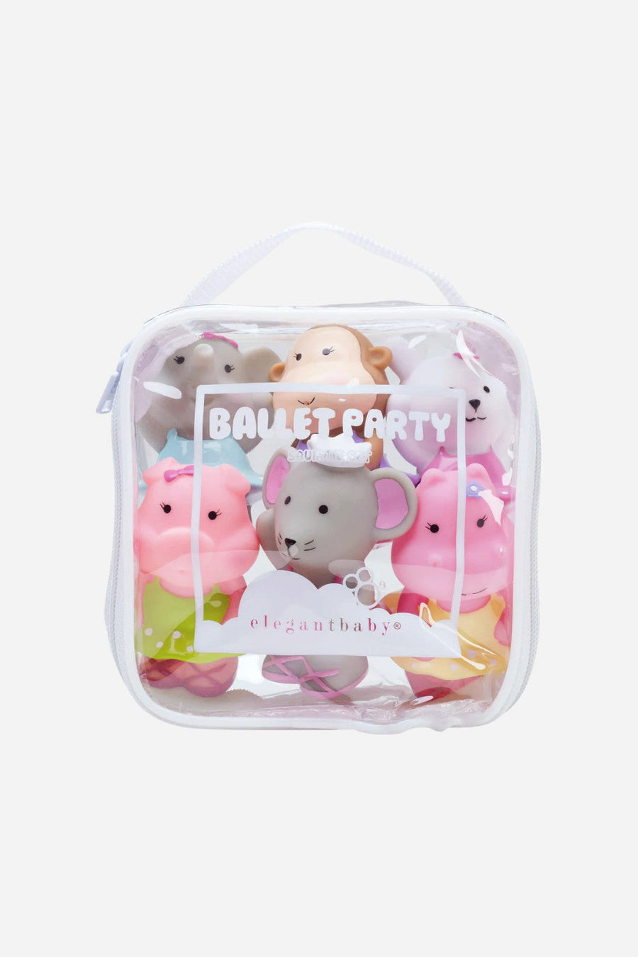 Elegant Baby Ballet Party Squirtie Baby Bath Toys – back view
