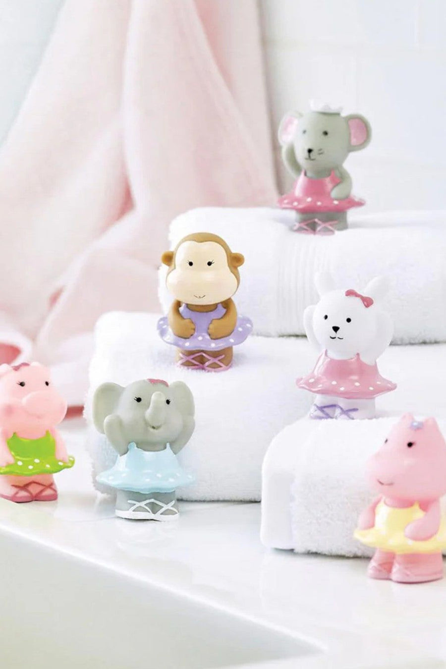 Elegant Baby Ballet Party Squirtie Baby Bath Toys – side view