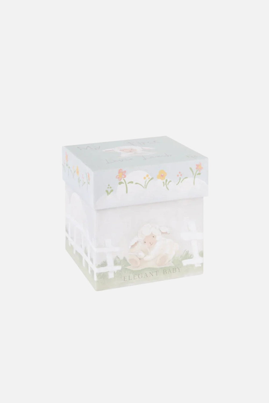 Elegant Baby Boxed Lamb Blanket Lovie – detail