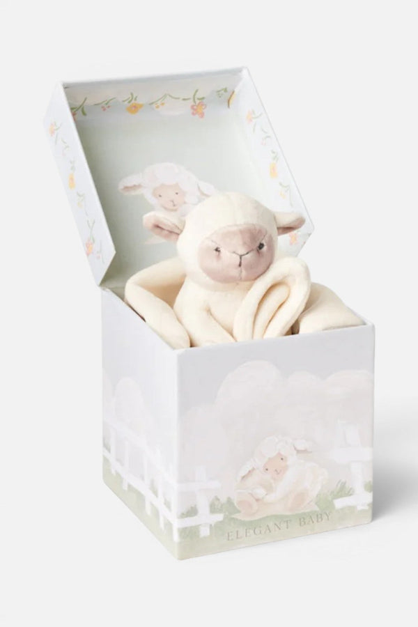 Elegant Baby Boxed Lamb Blanket Lovie