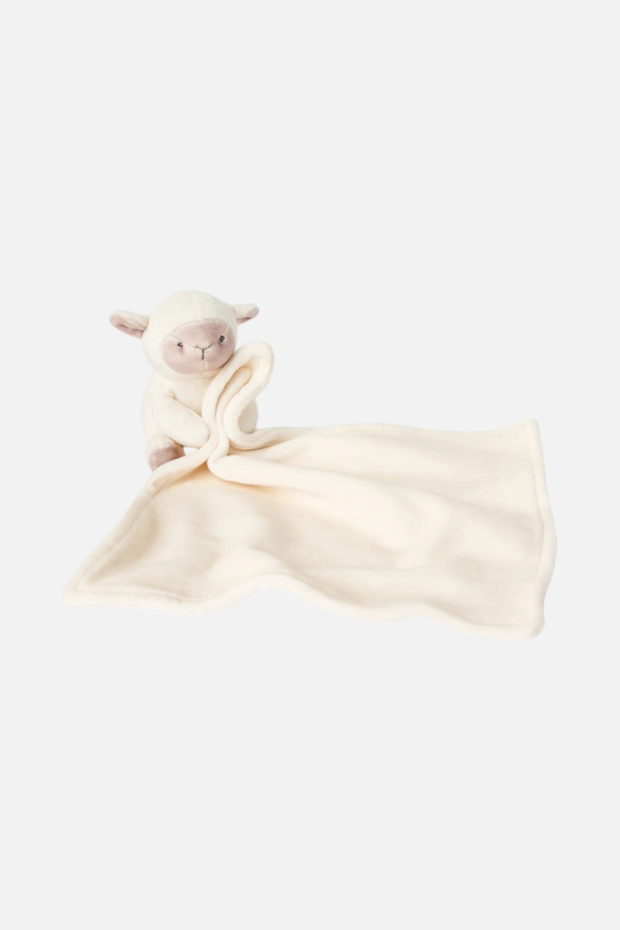 Elegant Baby Boxed Lamb Blanket Lovie – side view