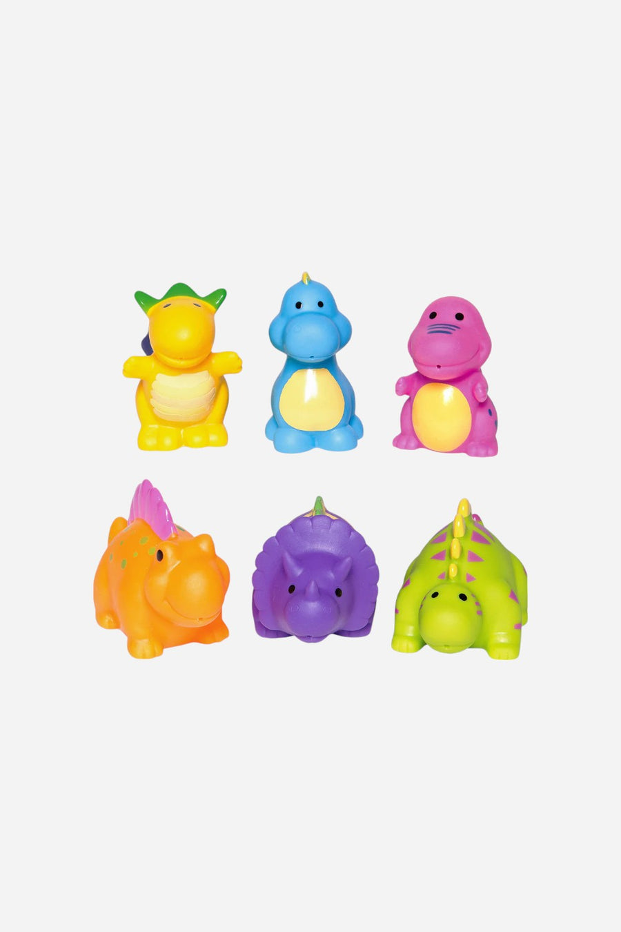 Elegant Baby Dinosaur Party Squirtie Baby Bath Toys – front view