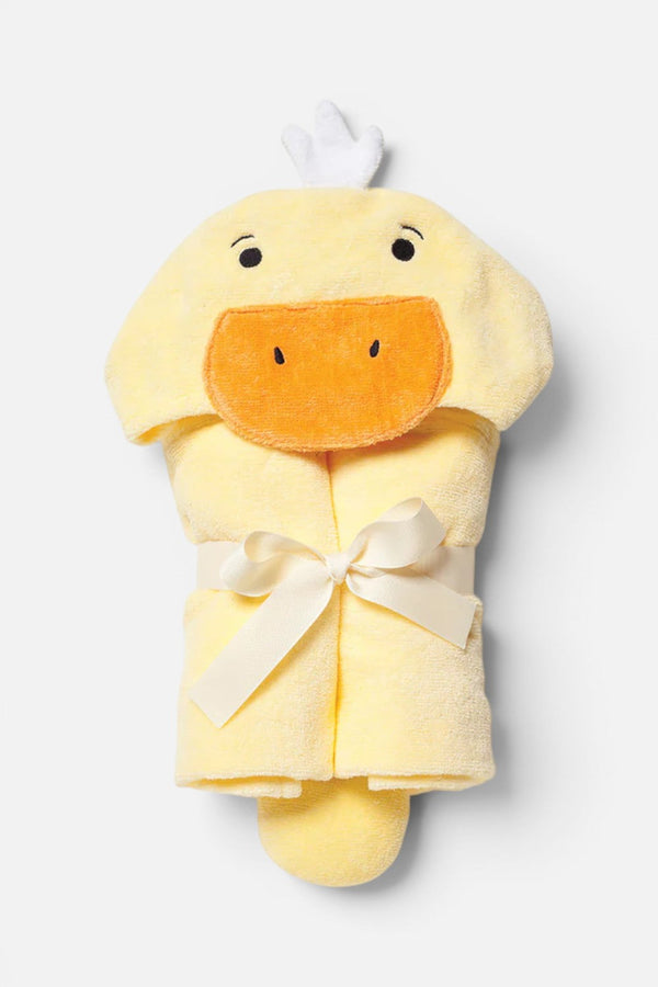 Elegant Baby Yellow Ducky Bath Wrap