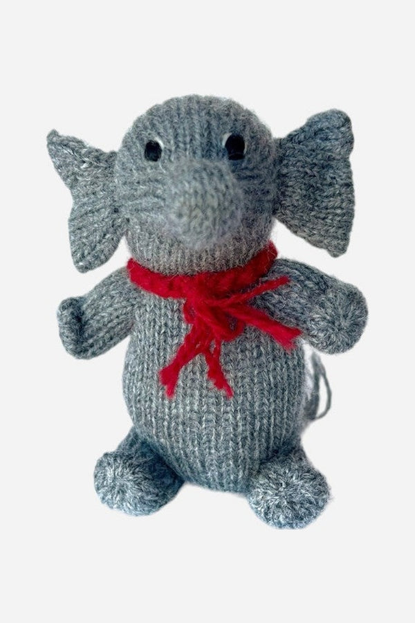 Elephant Knit Wool Ornament