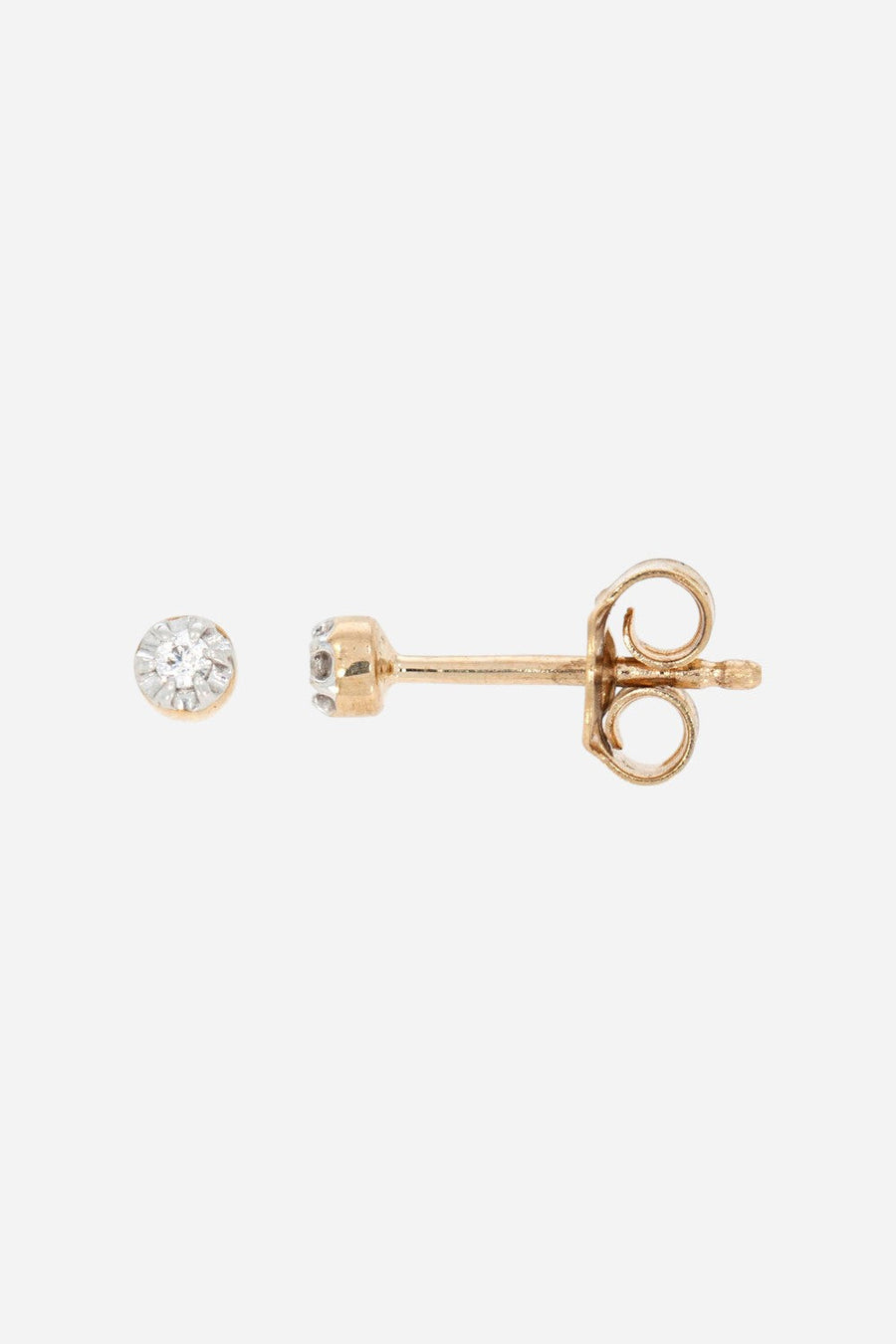Ella Stein Ala Stud Earrings Gold – front view