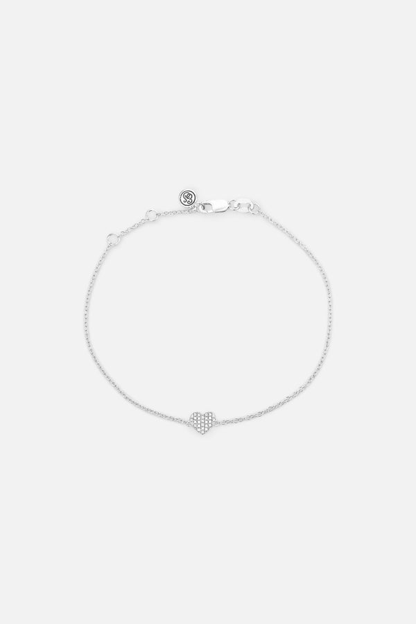 Ella Stein All Heart Chain Bracelet in Sterling Silver