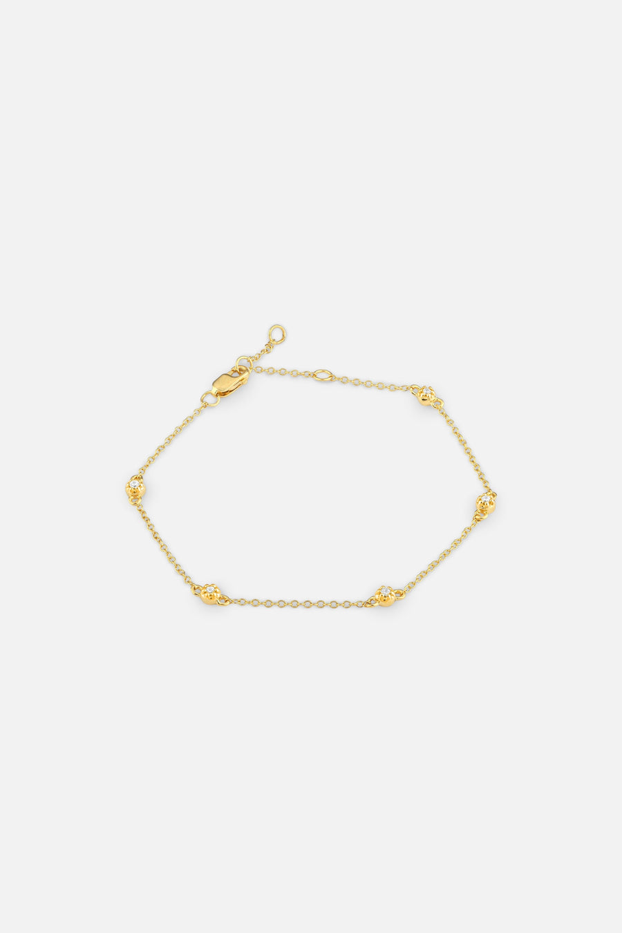 Ella Stein Ara Chain Bracelet in Gold – back view