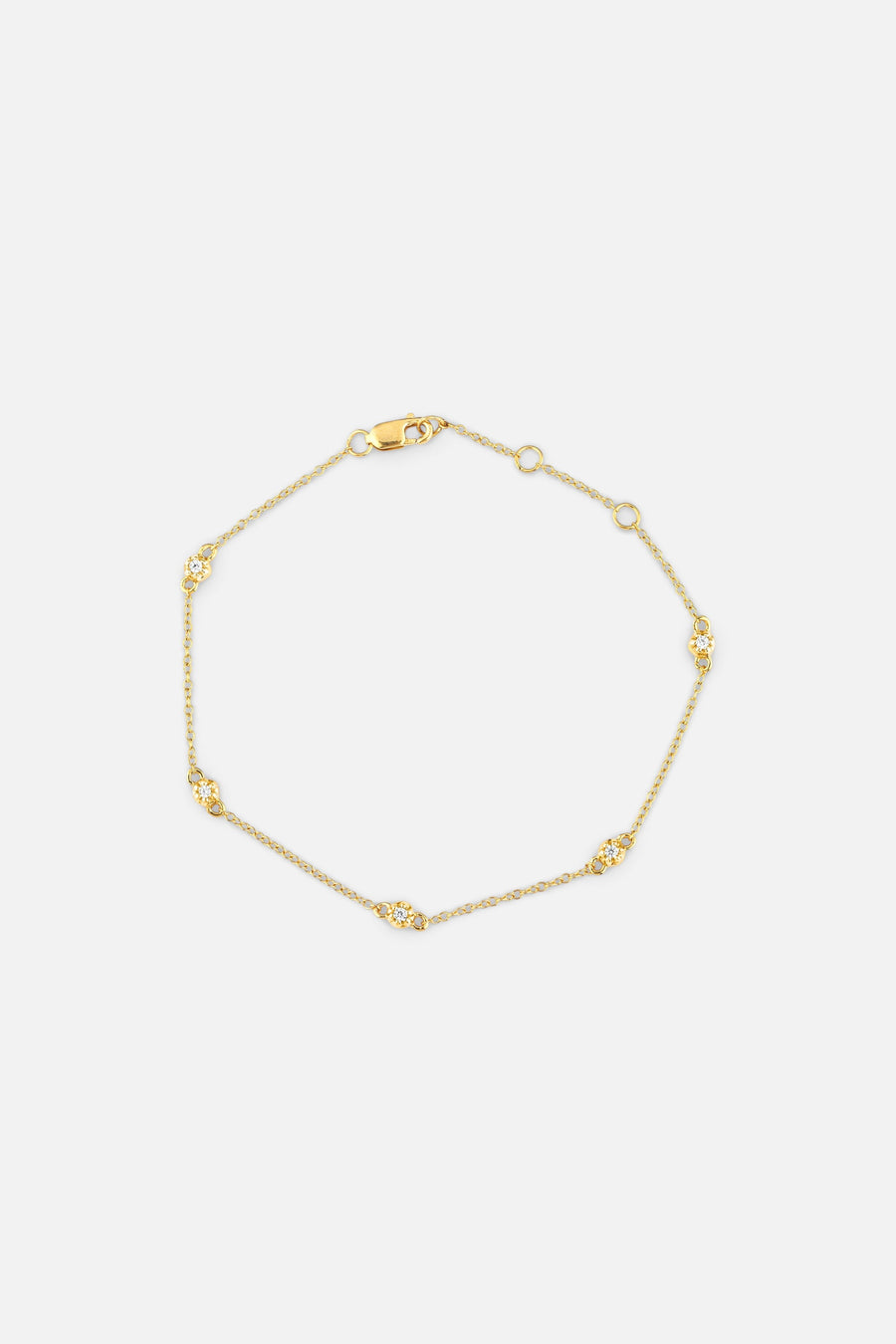 Ella Stein Ara Chain Bracelet in Gold – front view