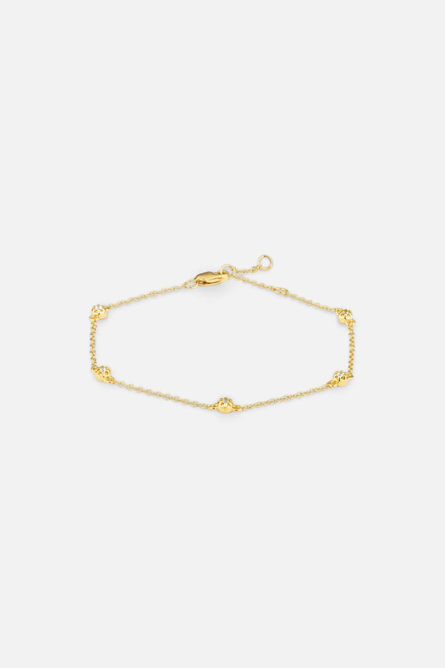Ella Stein Ara Chain Bracelet in Gold – side view