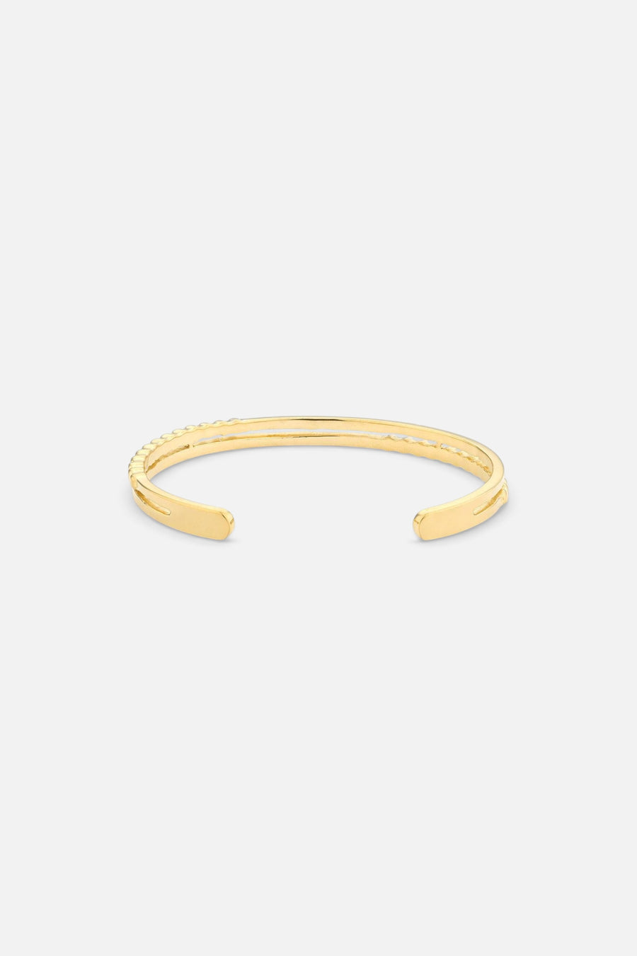 Ella Stein Change It Up Cuff Bracelet in Gold – back view