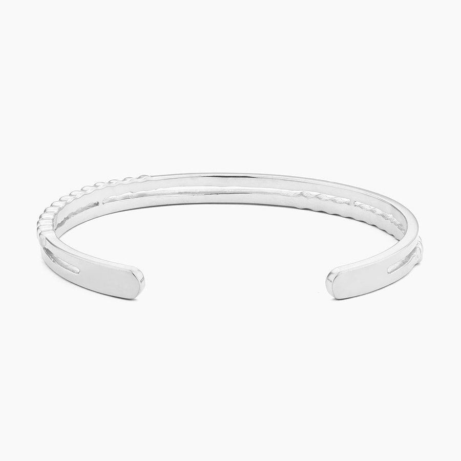 Ella Stein Change It Up Cuff Bracelet in Sterling Silver – back view