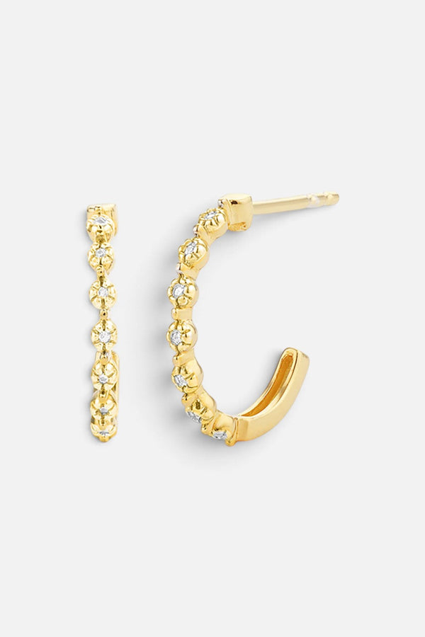 Ella Stein Classic Hoop Earrings in Gold