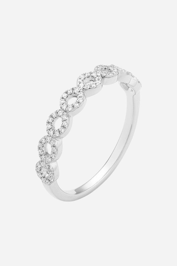 Ella Stein Connect The Circles Stackable Ring in Sterling Silver - Size 6