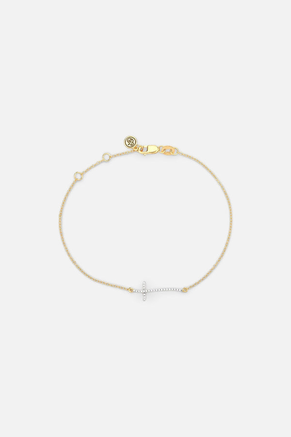 Ella Stein Criss Cross Bracelet in Gold