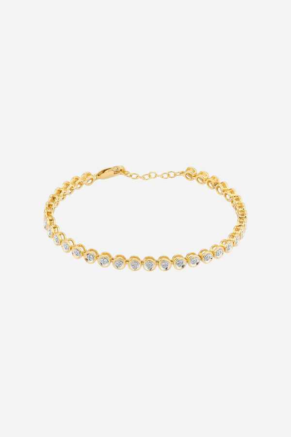 Ella Stein Diamond Essential Tennis Bracelet in Gold