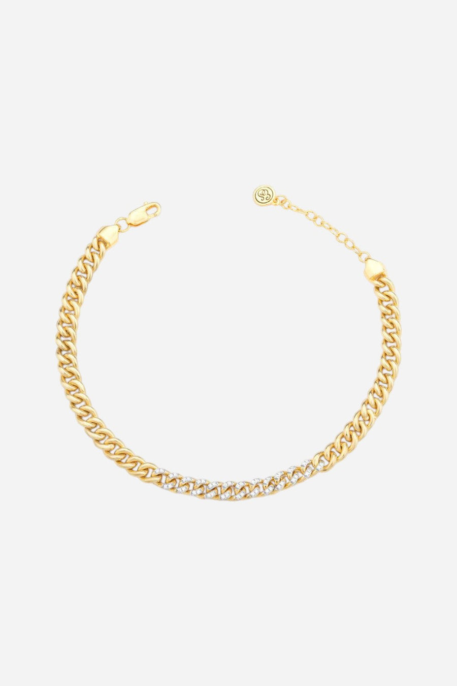 Ella Stein Finding Middle Ground Chain Bracelet in 14k Gold – back view