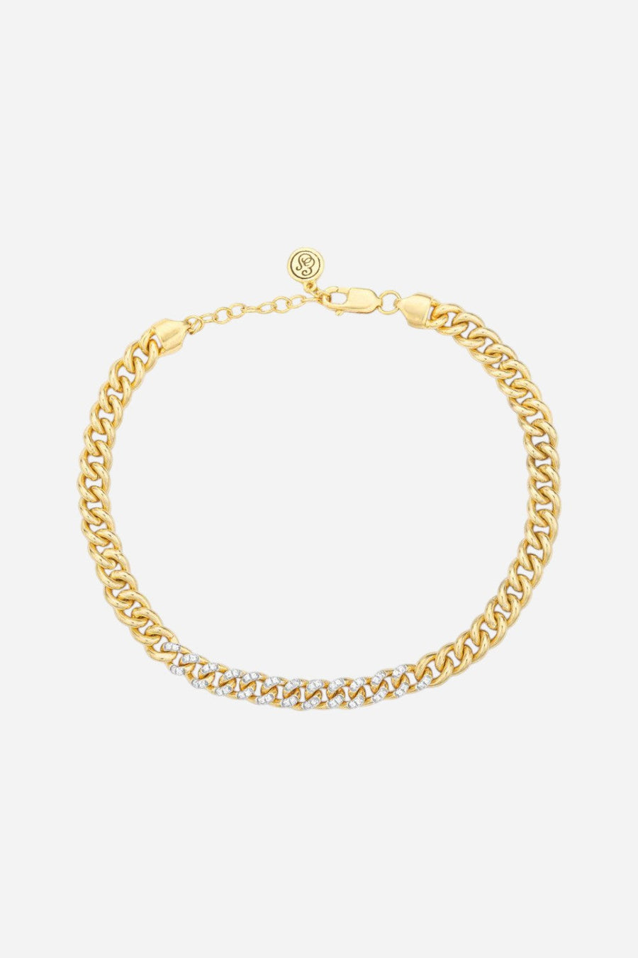 Ella Stein Finding Middle Ground Chain Bracelet in 14k Gold – detail