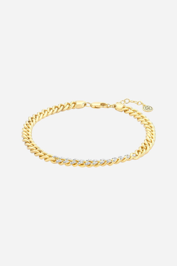 Ella Stein Finding Middle Ground Chain Bracelet in 14k Gold