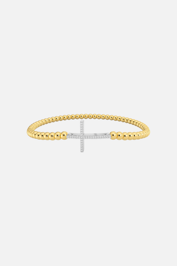 Ella Stein Gold Believe Beaded Bracelet