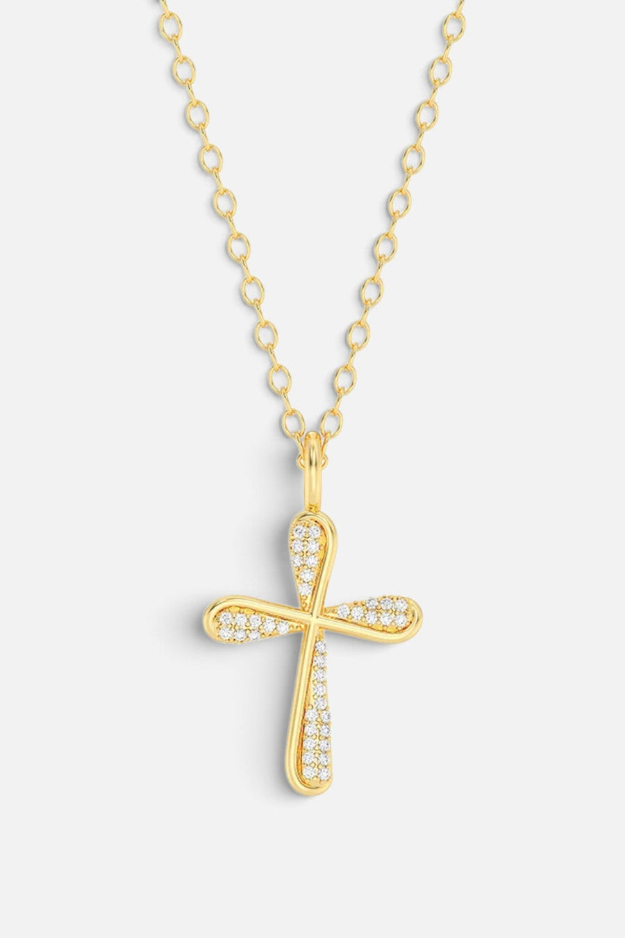 Ella Stein Grace Pendant Necklace in Gold – front view