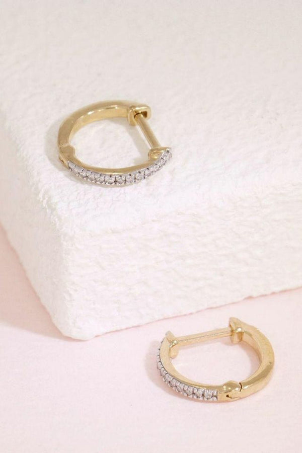 Ella Stein Half Hearted Adventure Earrings in Gold