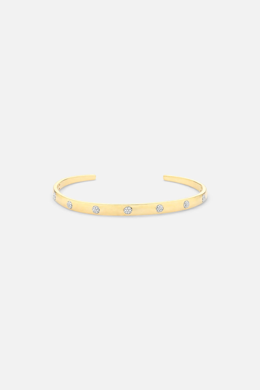 Ella Stein Lucky 7 Cuff Gold – front view