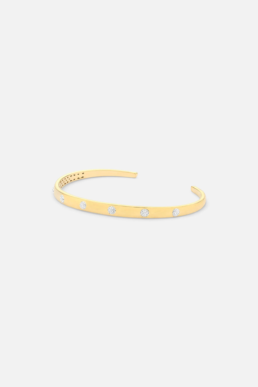 Ella Stein Lucky 7 Cuff Gold – side view