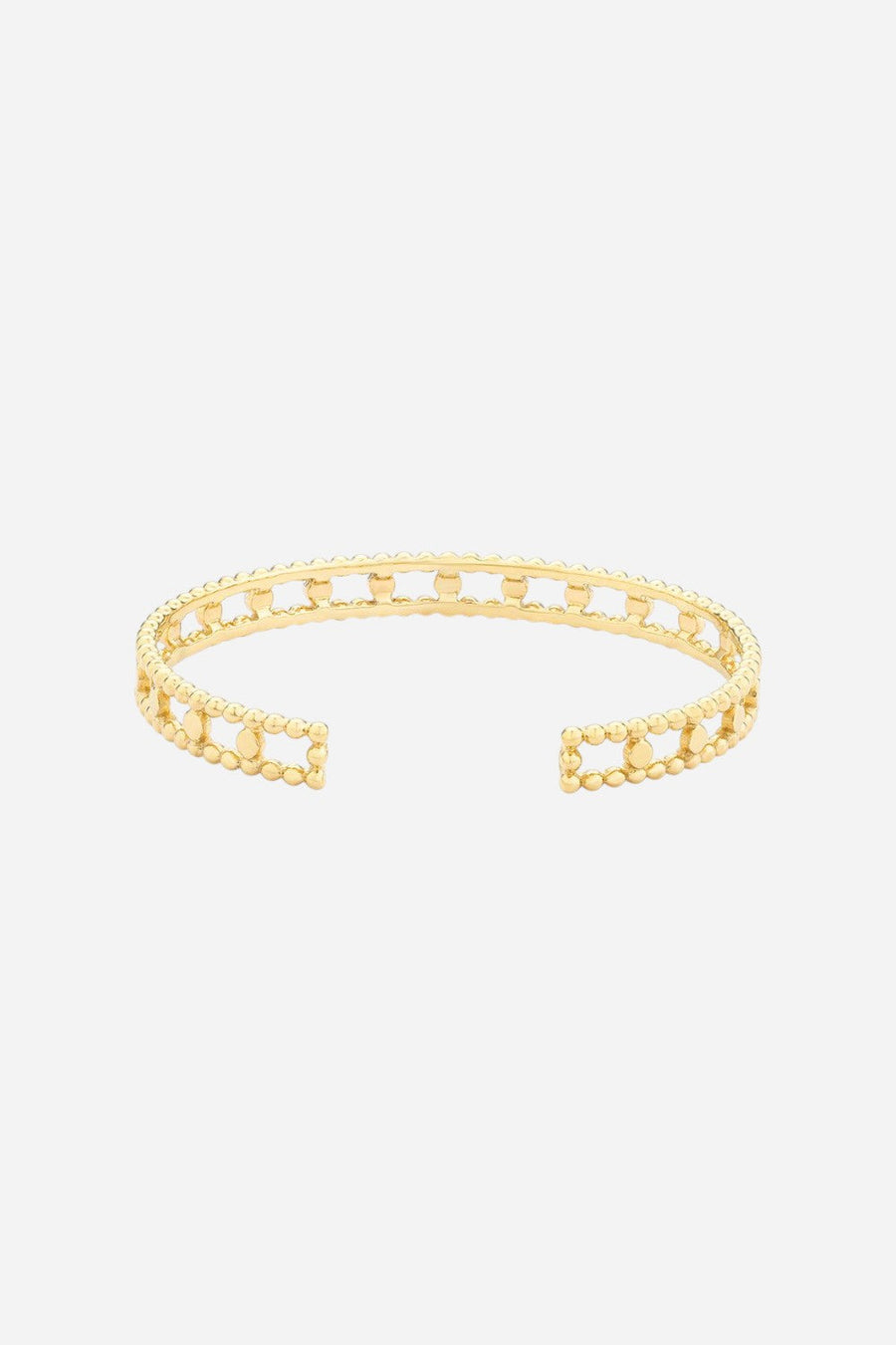 Ella Stein Middle Ground Cuff Bracelet in 14k Gold – detail