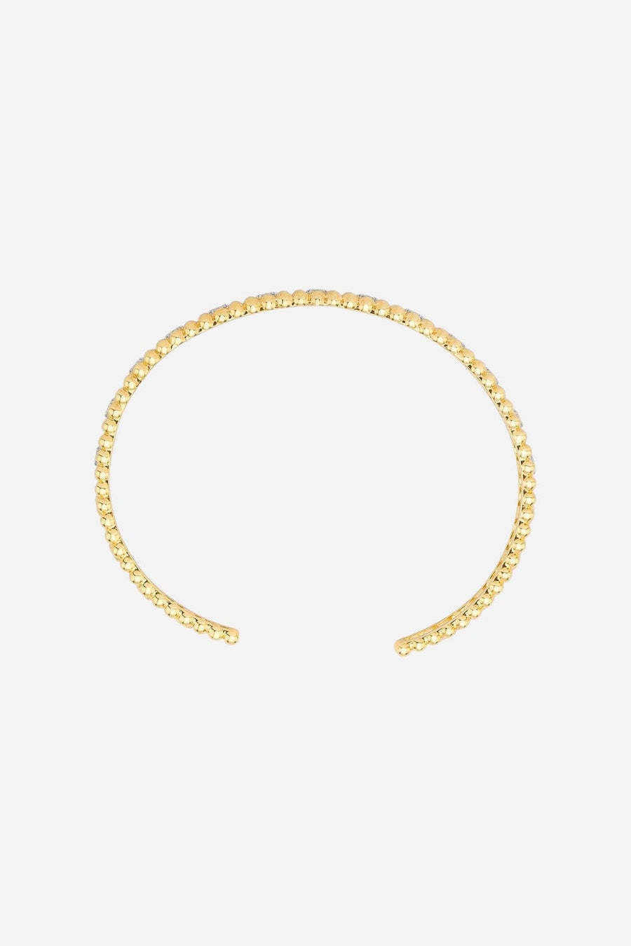 Ella Stein Middle Ground Cuff Bracelet in 14k Gold – side view