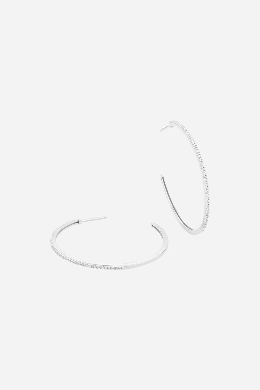 Ella Stein One Hot Havana Night Hoops Sterling Silver – side view