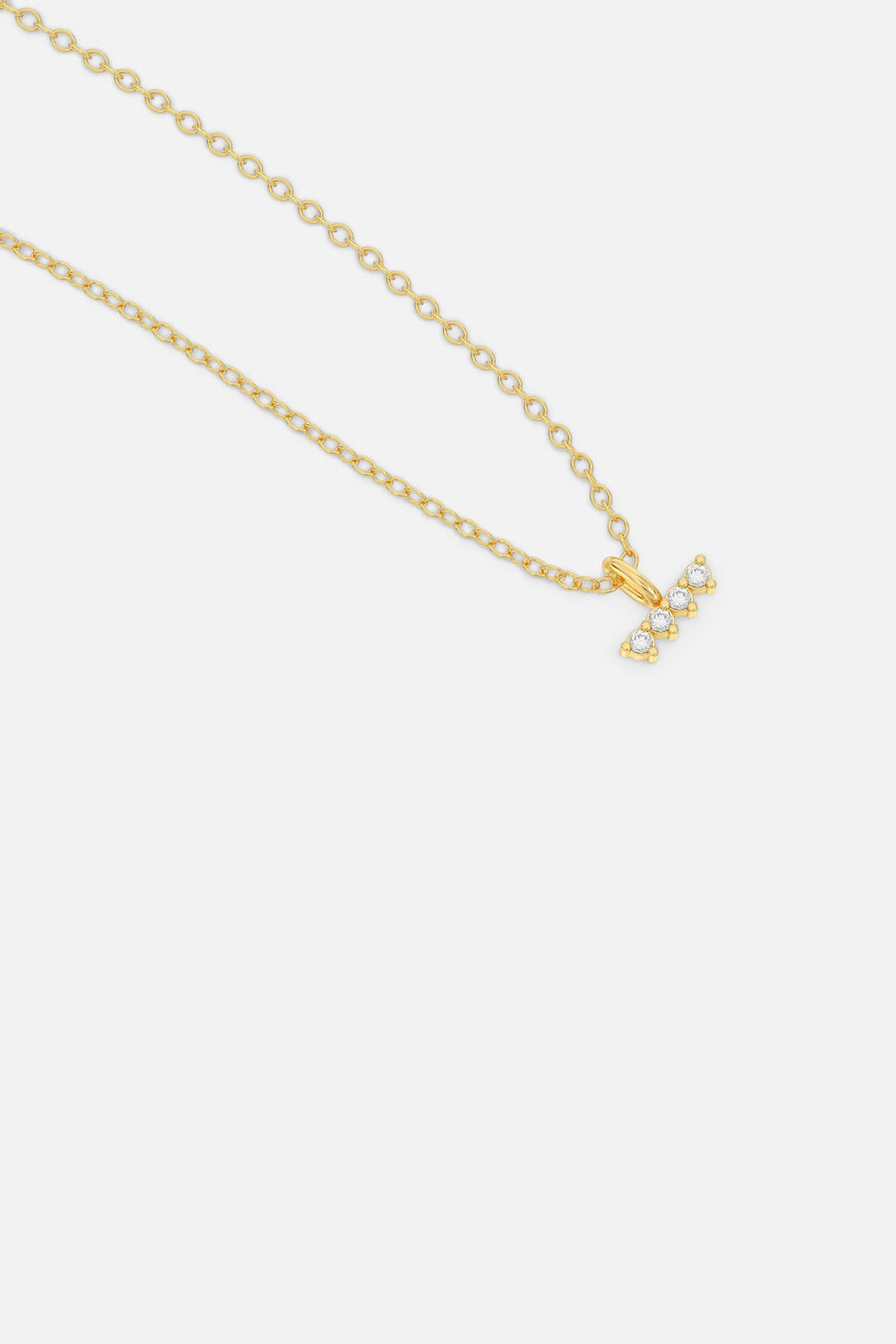 Ella Stein Oyo Pendant Necklace in Gold – back view