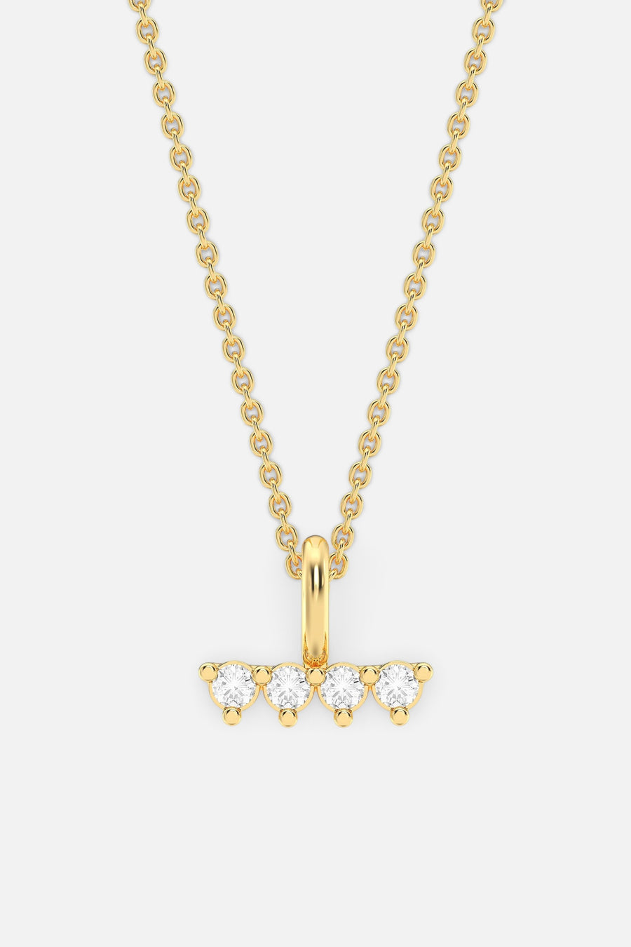 Ella Stein Oyo Pendant Necklace in Gold – front view