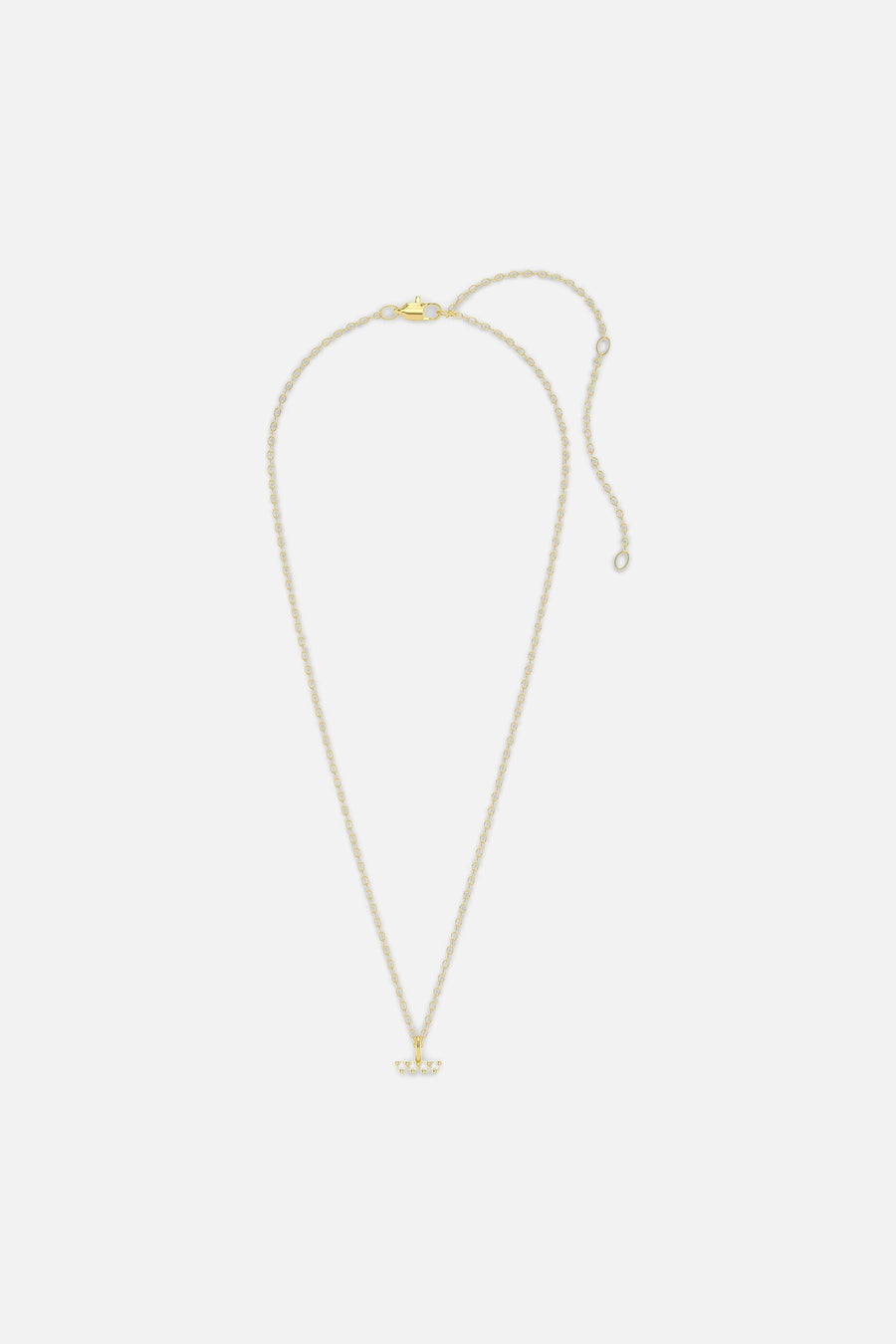 Ella Stein Oyo Pendant Necklace in Gold – side view