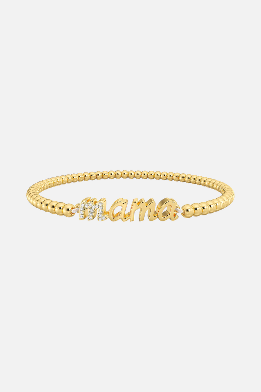 Ella Stein Waterproof Love You Mama Beaded Bracelet – front view
