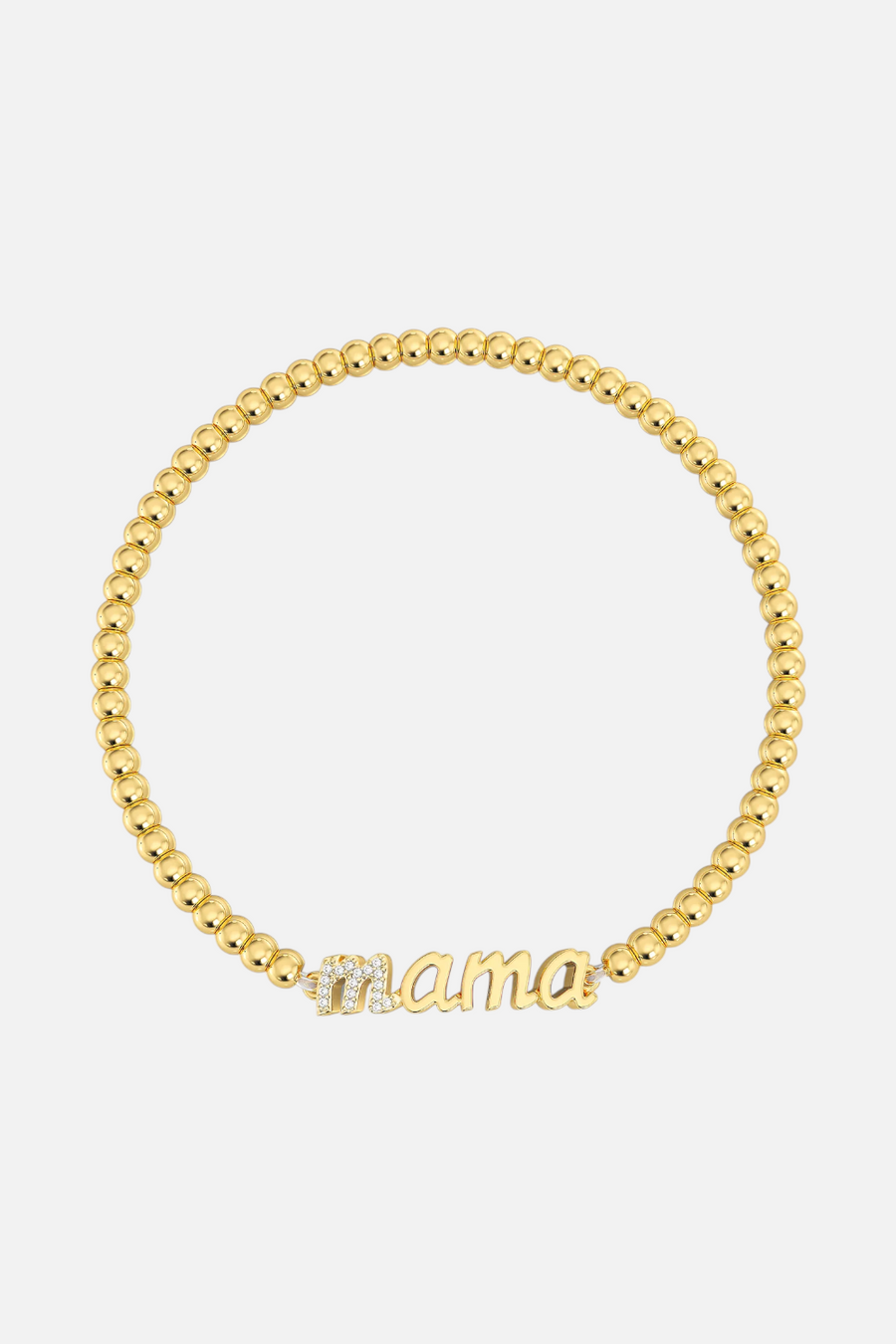 Ella Stein Waterproof Love You Mama Beaded Bracelet – side view
