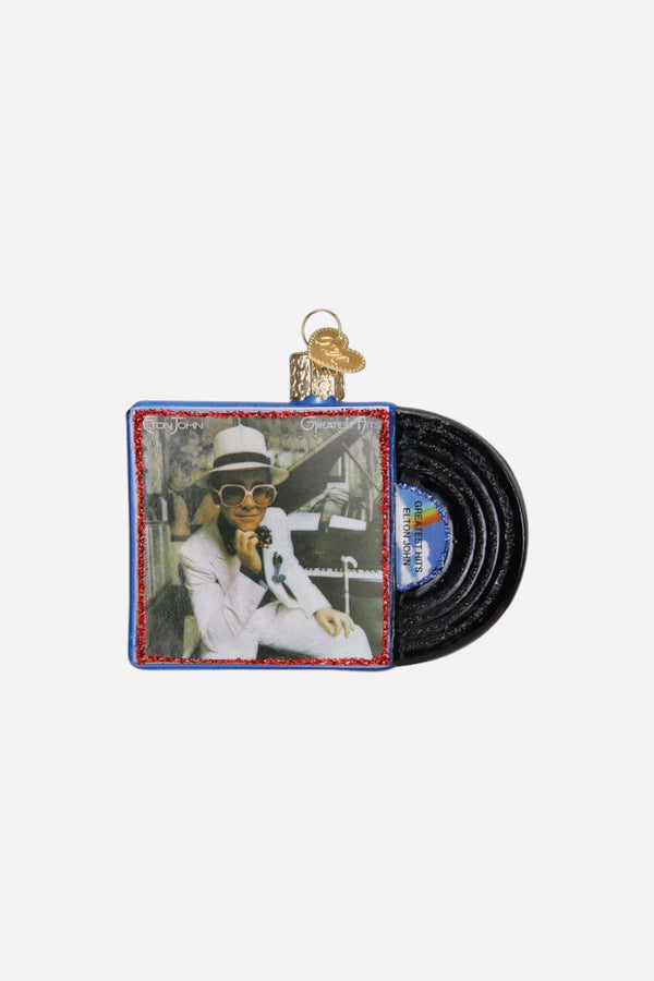 Elton Greatest Hits Album Ornament