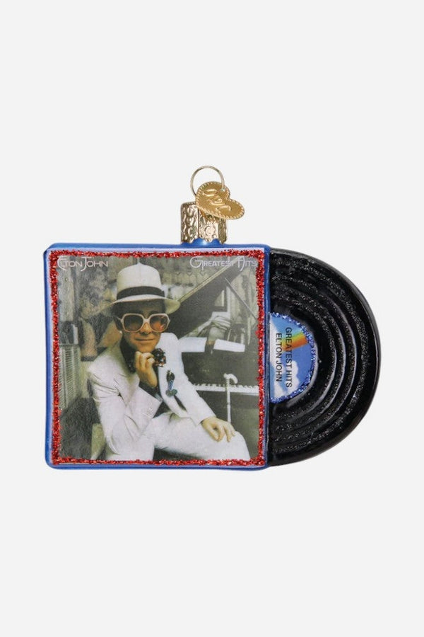 Elton Greatest Hits Album Ornament