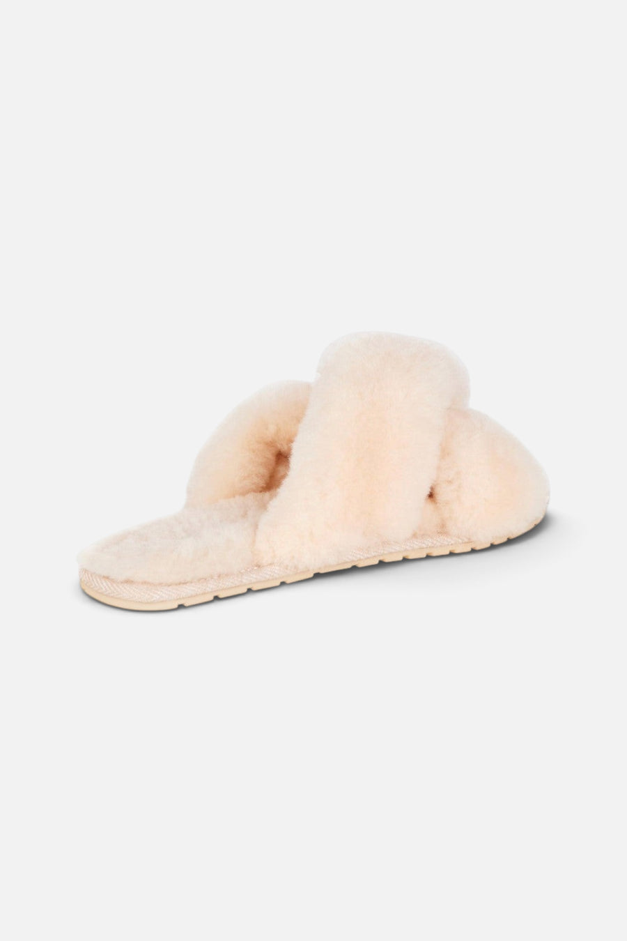 Emu Australia Mayberry Crimp Slippers in Natural – detail