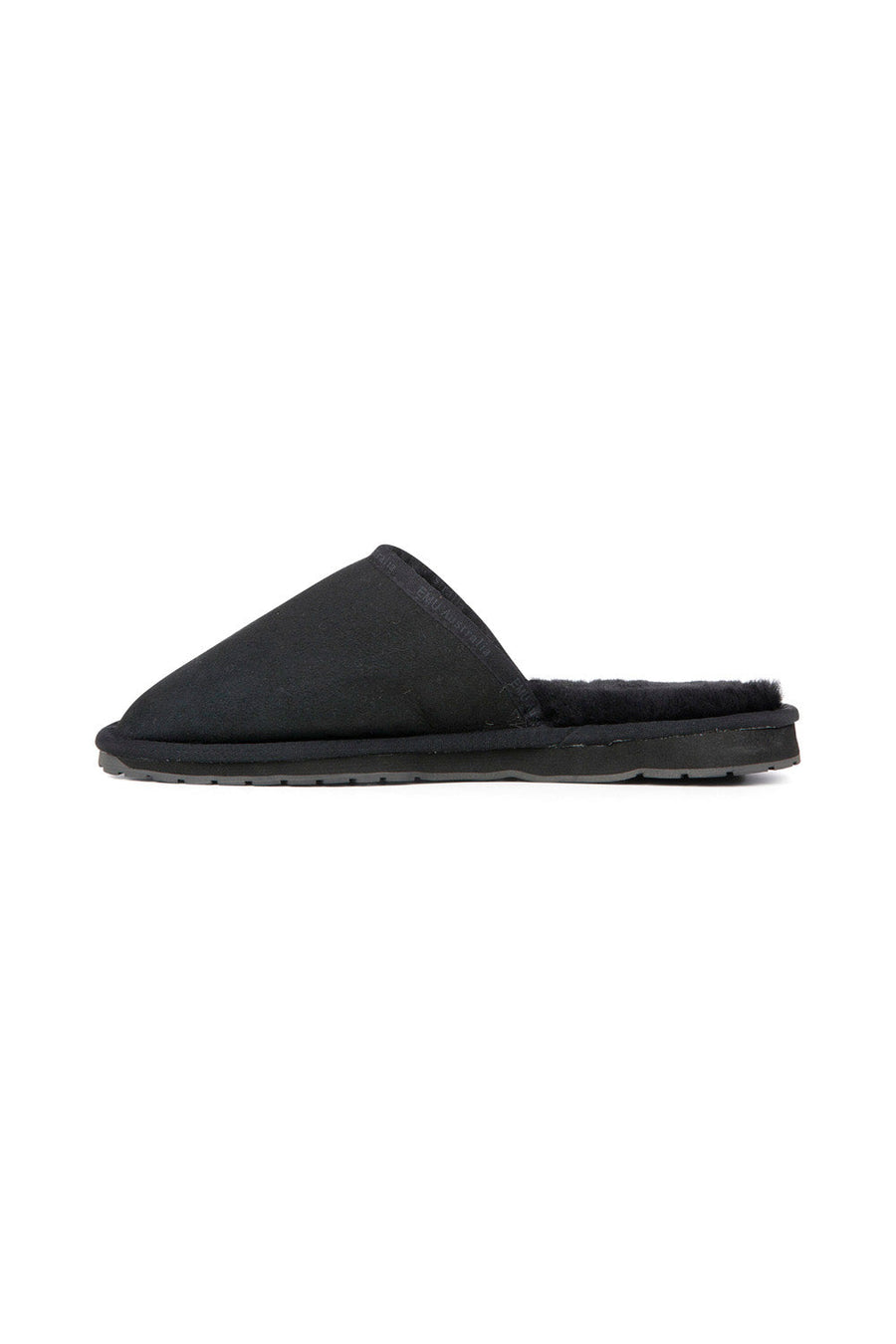 Emu Australia Platinum Yamba Slippers in Black – detail