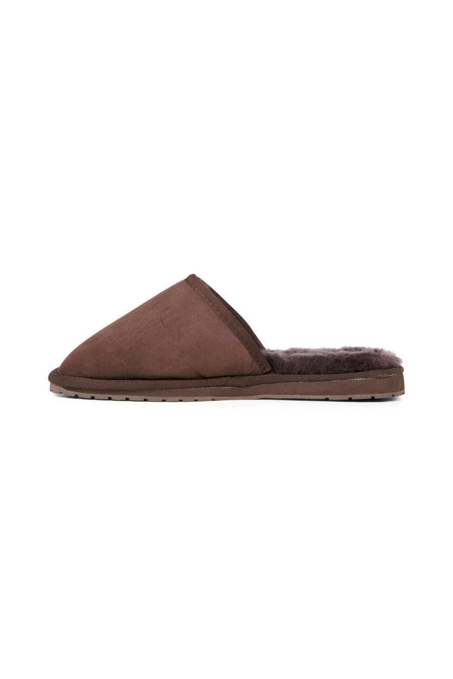 Emu Australia Platinum Yamba Slippers in Chocolate – detail