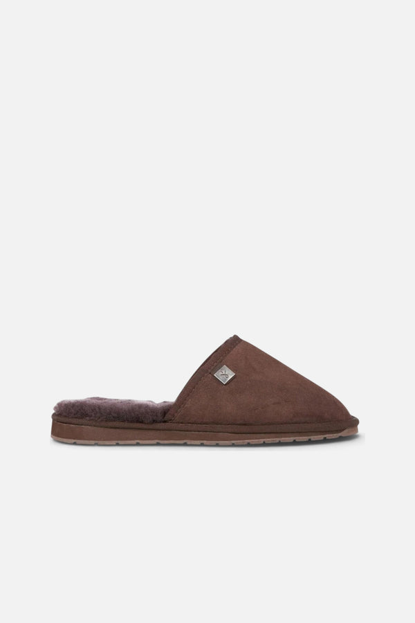 Emu Australia Platinum Yamba Slippers in Chocolate